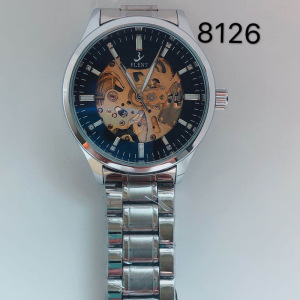 时尚男士机械腕表钢带商务全自动机械手表飞浪达8126