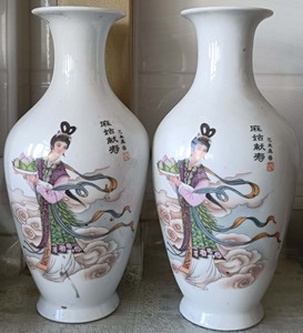 90灏阳玉器淘宝黄铜仙女嬉戏壶麻姑提梁壶 仕女图茶壶水壶酒壶家居