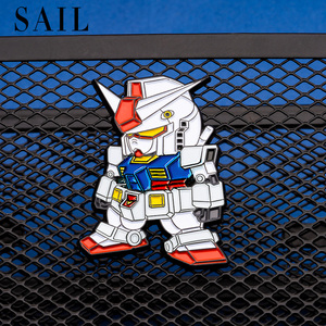 元祖高达rx78金属胸针徽章头像潮流动漫限定包包装饰机动战士二次