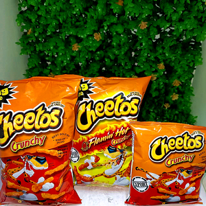 美国进口奇多芝士条薯片休闲玉米片Cheetos Crunchy Flamin Hot