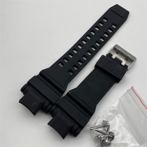 手表配件 代用卡西硅胶手表带学生电子表链橡胶带耐磨 异性接口