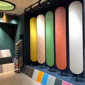 艺术漆展示架旋转双面涂料展具 墙布墙纸木地板椭圆形硅藻泥展架