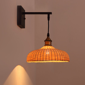 日式复古床灯壁灯原木风仿古过道楼梯挂灯后现代民宿创意灯工业风