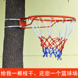 篮球框挂式室外免打孔室外电线杆挂篮圈挂式户外树上训练成人挂篮
