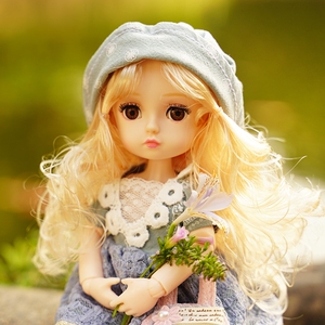 50 6人付款  天猫 小号伊梦丝芭比娃娃迷你换装玩具套装女孩仿真玩偶