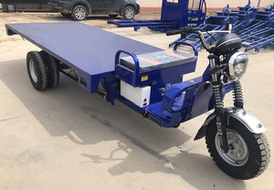 电动三轮车五轮车大功率载重农用家用拉货平板运输车大水电