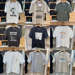 优衣库史努比ut男女情侣装t恤peanuts短袖442081 442094 442095