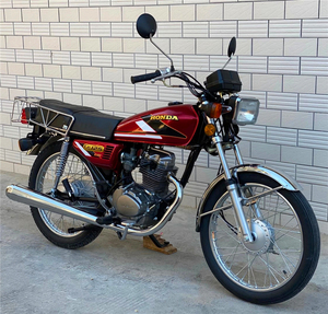 二手进口本田cg125花猫复古跨骑街车男士燃油代步山地越野摩托车