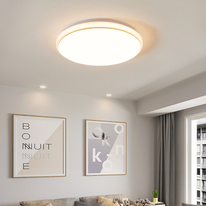 LED亚克力吸顶灯圆形现代简约卧室客厅灯阳台厨卫灯灯饰灯具