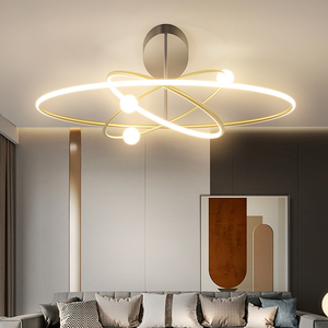 吊灯客厅灯大气现代简约北欧轻奢超亮简单几何小户型星空灯