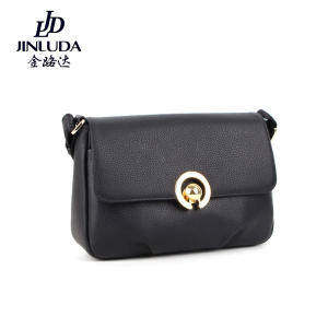 金路达女包头层牛皮时尚简约斜挎包单肩百搭真皮小包包夹层信封包