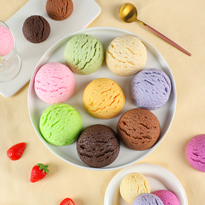 仿真冰淇淋球雪糕模型假挖球哈根达斯冰激淋甜品装饰摆设幼儿玩具