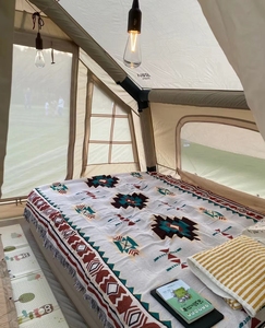露营毯帐篷内装饰地毯户外毛毯睡毯床毯房车毯后备箱垫布摆摊桌布