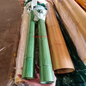 不锈钢竹节管木纹仿真竹子护栏彩色铝合金烤漆钛金 141铁篱笆围栏