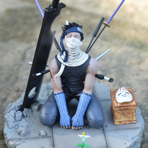 火影忍者 g k桃地 再不斩 雾隐鬼人大刀 场景手办模型摆件