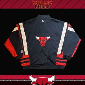 404vintage 古着正品starter x nba联名芝加哥复古潮男女公牛外套