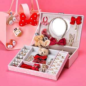 生日礼物女孩儿童宝盒发夹发饰高端组合套装7创意礼品6-12岁礼盒8