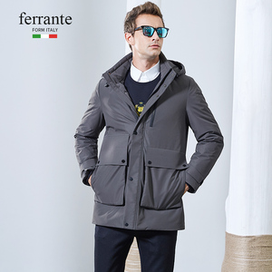费兰特ferrante雷迪波尔公司旗下高端品牌冬男装连帽羽绒服防寒服