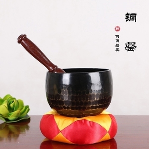 009人付款天猫皇铜匠日式铜磬纯铜引磬大磬打击乐器家钵盂铜罄钵台湾