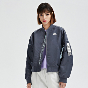 kappa卡帕2021春季新款女子运动休闲夹克外套防风衣k0b22jj80t