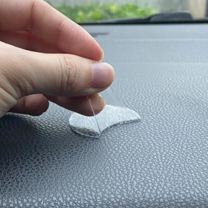 汽车摆件透明无痕贴圆形双面胶贴强力粘胶防水固定防滑垫家车两用