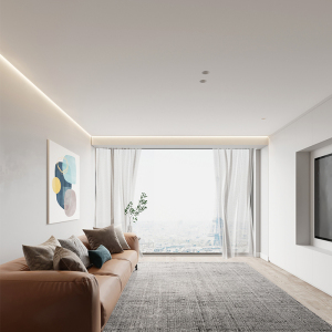 反光灯槽回光槽洗墙线性线条灯线型灯带嵌入式超窄悬浮吊顶线形灯