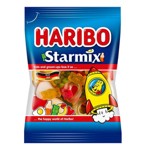德国HARIBO哈瑞宝软糖Starmix缤纷水果味Q橡皮糖100g休闲零食