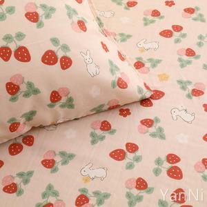 莓莓兔a类双层纱纯棉100全棉床单单件儿童单人学生宿舍15m18米