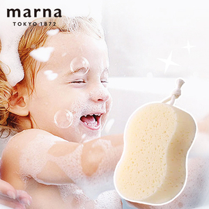日本marna搓澡巾海绵浴球擦女士宝宝洗澡搓泥海绵沐浴强力去死皮
