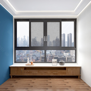 新豪轩 轩锐断桥推拉窗三轨全玻隔音推拉窗 隔热卧室落地窗封阳台