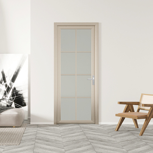 新豪轩巴黎时光平开门单包边铝合金门隔音厨房卫生间门(首平方价)