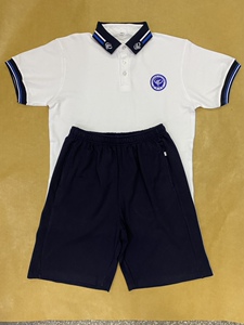 学生校服东莞市常平中学校服公办高中夏装短袖短裤秋装纯棉