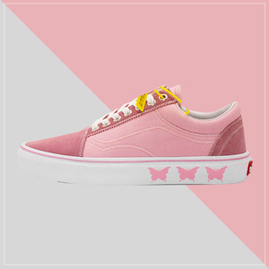 万斯女鞋正品vans粉色