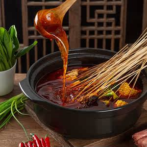 郸韵砂锅陶瓷干烧煲耐高温陶瓷鸳鸯砂锅串串香鸳鸯锅商用电陶炉