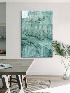 原创手绘客厅装饰画玄关餐厅挂画油画布手工立体抽象油画