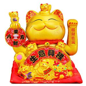 招财猫摆件生意兴隆店铺开业