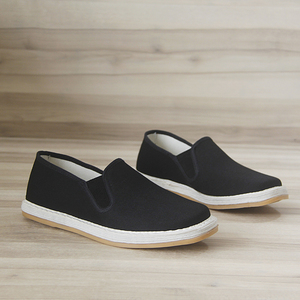 布鞋男千层底男鞋春季软底底黑色工作鞋子男布鞋中老年透气布鞋夏
