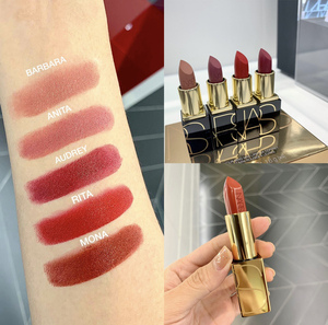 nars纳斯2020圣诞限定金管口红mona rita黑管 jane jasmine