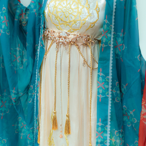 清月鹿鸣原创古风汉服腰链宫绦腰带配唐风诃子裙齐胸齐腰襦裙多用