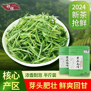 2024新茶正宗安徽黄山毛峰明前嫩芽毛尖特级绿茶春茶茶叶罐装250g