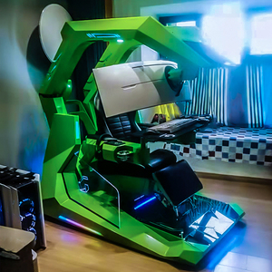 英格瑞玛荧光绿青龙座舱零重力太空游戏仓肥宅快乐一体电竞椅