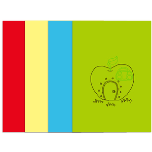 擦写可定制儿童涂鸦自粘磁力冰箱贴警示贴黑板墙公家用自吸式红黄蓝绿