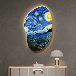 梵高的星空装饰画