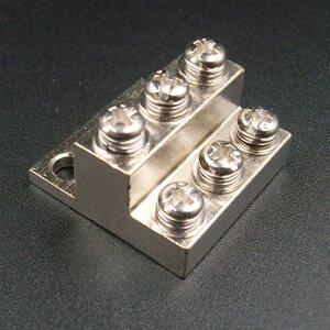 ga地排 接-2双l层接地端子m4-6位 接地铜排 a型3 3接地铜 排块