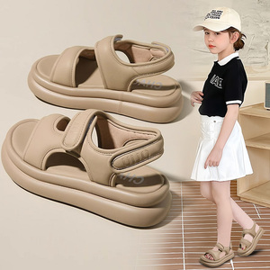 女童凉鞋夏款2024新款时尚儿童运动休闲软底女孩韩版中大童沙滩鞋