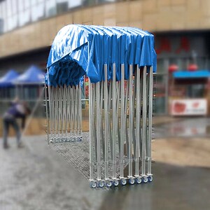 户外伸缩式雨棚帆布