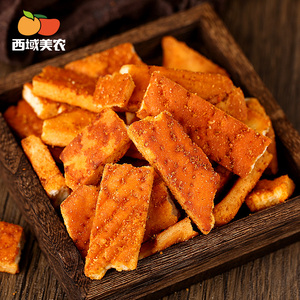 西域美农 新疆特产烤馕片110g香辣味孜然味馍片小锅巴休闲零食