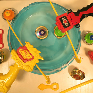 陀螺玩具儿童6岁男孩金属7发光8战斗9大号战陀10新款拉条发射旋转