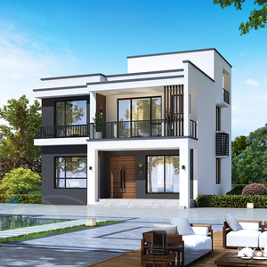 二层别墅设计图纸现代风格网红农村自建房设计图全套建筑施工图纸