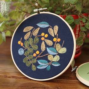 刺绣diy材料包 手工制作成人新手初学入门欧式立体创意绣挂画套件